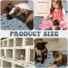 Namalu 8 Pack Reusable Pipi Pads for Guinea Pigs | Absorbent Slipproof Fleece Mat Inserts - Star Pattern (12x12 inches) - International Shipping Available - Buy Online on GoSupps.com