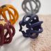Bieco 2 Set Silicone Bite & Gripping Baby Balls - Night Sky | Oball & Griefball Toys for Infants | Ideal Motor Skills Development - Buy Online on GoSupps.com
