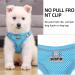 Rennaio No Pull Dog Harness & Leash Set - Adjustable Padded Chest Harness for Small & Medium Dogs - Sky Blue (M) - Breathable Design & Includes Puppy Dishes - Buy Online on GoSupps.com