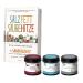 Rimoco gift set "Salz Fat Acid Heat" - Set: Salt Fat acid Heat Book Cayenne pepper 60g pink salt flakes 50g cumin 60g set: "Salt fat acidity"