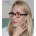 Eyekepper Round Reading Glasses for Women - Retro Blue Eyeglasses +1.50 Diopters - Stylish & Comfortable Readers - Buy Online on GoSupps.com