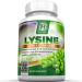 BRI Nutrition L-Lysine 180 Servings Per Bottle - Super 500mg Veggie Capsules