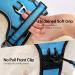 Nestroad Blue Dog Harness for Small Dogs - Padded Anti-Train Cushion Design Adjustable Size S (Neck 28-38cm Chest 38-53cm) with Reflective Strips - Buy Online on GoSupps.com