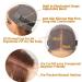 Gluess Human Hair Wigs for Black Women - Glueless Pre-Cut Lace Natural Hairline 180% Density 20 inch 5x5 HD Beginner Friendly - Buy Online on GoSupps.com