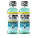 Listerine Cool Mint Zero Alcohol Mouthwash Travel Size 3.2 Ounces (95ml) - Pack of 2 3.2 Fl Oz (Pack of 2)