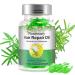 Rosemary Oil Capsules Organic Rosemary Essential Oil Non-GMO Gluten Free Hair Treatment Serum Oil Capsules 40 Capsules Rosemary Pills for Hair Growth Skin Repair (Rosemary Oil)