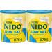 Nestl NIDO Low Fat Milk Powder Pack of 2 875g .Ideal for instant coffee