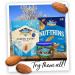 Blue Diamond Almonds Salt N' Vinegar Snack Nuts Resealable Can (Pack of 4) - Buy Online on GoSupps.com