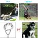 Metal Choke Chain for Dog BAIYSFFG Durable Thick Prong Collars for Pet Outdoor Training Anti Bark Collars for Dogs Small Medium Large Puppy Adjustable Silver Necklace Dog Chain Collar(L) - Buy Online on GoSupps.com