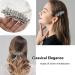 Rhinestone Pearl Hair Clips Set - Elegant Crystal Barrettes for Women, Bridal Wedding Hair Accessories - Buy Online on GoSupps.com