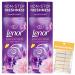 2 Pack Lenor In-Wash Scent Booster Beads Exotic Bloom Laundry Perfume Non-Stop Freshness Up To 12 Weeks In Storage 176g and Wooden Laundry Pegs x6