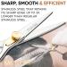 ShearGuru Professional Barber/Salon Scissor Hair Cutting Set - 6.5 Inch Straight Edge Razor Sharp Scissor + Thinning Shears for Styling - Bonus Faux Leather Case - Buy Online on GoSupps.com
