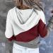 Hemlock Women Color Block Mama Life Print Hoodie - Red, 3X-Large - Buy Online on GoSupps.com