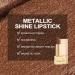 OULAC Metallic Shine Glitter Lipstick - Nude High Impact Lipcolor | Long Lasting Vegan & Cruelty-Free | Hawai Summer (08) - 4.3g/0.15oz - Buy Online on GoSupps.com