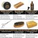 Naturenics Premium Beard Grooming Kit - 100% Organic Beard Care Set with Beard Oil, Brush, Comb, Balm, Scissors, Bamboo Box & eBook - Buy Online on GoSupps.com