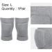 VOCOSTE Knee Brace Protection Sponge Pads - Soft Breathable Support for Sport Gym Skating - Size L Gray - Buy Online on GoSupps.com