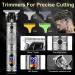 Qreeyx Hair Clippers for Man T-Blade Trimmer Nose Hair Trimmer Electric Shaver Set Professional 4 in 1 Barber Clippers Set for Haircut Men s Grooming Kit with LCD Display Ideal Gift for Him Silver - Buy Online on GoSupps.com