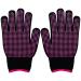 SZXMDKH Heat Resistant Glove for Hair Styling 2 PCS Professional Heatproof Mitts Heat Protection Gloves with Non-slip Silicone Bump for Hair Tools Curling Iron Wand Flat Iron Hot-Air Brushes Set 3: 2 Pcs Red