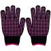 SZXMDKH Heat Resistant Glove for Hair Styling 2 PCS Professional Heatproof Mitts Heat Protection Gloves with Non-slip Silicone Bump for Hair Tools Curling Iron Wand Flat Iron Hot-Air Brushes Set 3: 2 Pcs Red