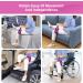 Hoomtree Leg Lifter Strap for Limited Mobility Thigh Lifter Strap with Padded Grip and Loop Knee Hip Surgery Recovery Aids for Disabled Eldly Get in and Out of Bed Car Wheelchair 1 pack Pink - Buy Online on GoSupps.com