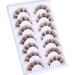 Brown Lash Clusters False Eyelashes Brown Eyelashes Natural Look Wispy Lashes Individual Lashes Extensions Natural Cluster Lashes by GVEFETIEE A- Natural - Buy Online on GoSupps.com