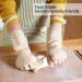 HOWGARI Nitrile Cleaning Gloves Heavy Duty Dishwashing Gloves Reusable Medium Gloves for Kitchen Bathroom Gardening Working Pet Care - White 3 Pairs Size M - Buy Online on GoSupps.com