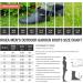 HISEA Men's Ankle Height Insulated Waterproof Garden Boots - Size 10 Black - Buy Online on GoSupps.com