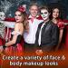 Buy EB okuup 3 Set Face Body Paint - Black White Red Clown Makeup Kit | Joker Halloween Cosplay & Special Effects | International Shipping Available - Buy Online on GoSupps.com
