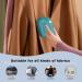 Rechargeable Fabric Shaver & Lint Remover - Electric Fuzz Remover with 2 Blades & 180 Sheets Hair Roller (Green) - Perfect for Sweaters & Fuzz - Buy Online on GoSupps.com