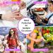 SINOKAME UV Gloves for Gel Nail Lamp | Full Coverage Finger UPF 50+ Protection | Cooling Tech Fabric with Silicone Print | Fingerless Sun UV Gloves for Women (Black) - Buy Online on GoSupps.com