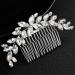 Bridal Wedding Hair Comb Bridal Hair Comb Rhinestone Hair Hair Insert Comb Wedding for Women and Girls 10x5cm Silver - Buy Online on GoSupps.com