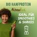 Buy Organic Hemp Protein Powder - 250g | 50% Vegetable Protein | Premium Hemp Flour from Achterhof - Buy Online on GoSupps.com