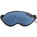 Bewell Eye Mask to Block Light for Travel, Sleep Aid for Airplane, Hotel, Airport, Insomnia + Headache Relief with Adjustable Straps, Gray Blue
