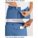 Willit Women's 13 Long Shorts - Quick Dry Water Resistant Knee Length for Golf & Hiking - Slim Fit Blue Ashes, Size 8 - Buy Online on GoSupps.com