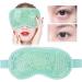 Gel Beads Eye Patch - Hot & Cold Compress for Anti-Fatigue Relaxing Soothing Relief | Elastic Velcro Design (Green) - International Shipping - Buy Online on GoSupps.com
