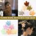 12 Pieces Flower Claw Clips - Large Hair Jaw Clips for Women - 12 Colors Clear Big Hair Claw Clips - Non Slip Strong Hold - Hair Catch Clamps for Thin and Thick Hair - Buy Online on GoSupps.com