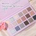 UCANBE Florescence Eyeshadow Palette - 18 Highly Pigmented Nude & Brown Shades for Smokey Eyes | Matte Shimmer & Glitter Makeup for Women & Girls - Buy Online on GoSupps.com