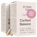Cortisol Balance - 600 mg Ashwagandha KSM 66 Rhodiola Rosea avec Magn sium Vitamine B6 et Vitamine B5-120 g lules par Tummy Tox
