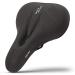 VELMIA Bike Seat Designed in Germany, Made of Comfy Memory Foam I Bicycle Seat for Men and Women, Waterproof Bike Saddle with Smart Zone-Concept I Exercise Bike Seat, Seat for BMX, MTB & Road Touring