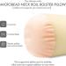 Microbead Bolster Neck Roll Pillow - Gentle Support for Body, Head, Neck, and Shoulders - Prevent Pain and Promote Relaxation - Silky Feel - Lightweight Cylinder Design - 14 x 8 Inches - Off White Cream - Buy Online on GoSupps.com