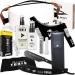 Premium Beard Shaving Set for Men | 50 Blades Guide Comb 80ml Shaving Gel & More | Professional Barber Tools - Black - Buy Online on GoSupps.com