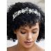 SWEETV Silver Crystal Bridal Headband - Wedding Hair Accessories for Women - Buy Online on GoSupps.com