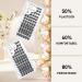 Buy 72 PCS DIY Individual Eyelashes - Reusable Wispy & Fluffy Extensions for Beginners | C-10 mm B-02 - Buy Online on GoSupps.com