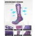 Outdoormasters Merino Wool Compression Ski Socks - Unisex Thermal OTC Design for Men & Women - Anti-Slip Breathable Winter Socks - 2 Pair Bundle - Buy Online on GoSupps.com