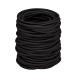 30 pieces 4mm hair ties black hair bands tearproof without metal elastic headband for ponytail holder for thick and curly hair accessories for hairstyles for women girls