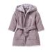 Vertbaudet girls baby bathrobe Flower Magic Oeko-Tex 86 violet