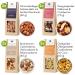 Wellnut Premium Vegan Men's Gift Set | 8 Gourmet Snacks in Birch Wood Box | Perfect Gift for Dad Brother Friend Grandpa - Buy Online on GoSupps.com