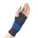 OTC Wrist Brace Compression Recovery Gel Insert Encircling Strap Gray (Left Hand) Large