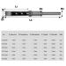 Square Hole Mortise Chisel Drill Bit Tools  HSS Woodworking Hole Saw Mortising Chisel Drill Bit Set Twist Drill  Different Sizes 1/4 5/16 3/8 1/2 9/16 5/8(6pcs) - Buy Online on GoSupps.com