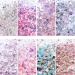 Shop GZMAYUEN Glitter for Nails - 8Pcs Sliver & Violet Nail Art Glitter Set | Pink Nail Glitter & Sequin Flakes for Stunning Nail Designs International Shipping Available - Buy Online on GoSupps.com